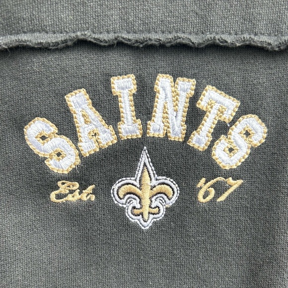 Touch by Alyssa MilanoNew Orleans Saints Full Zip XXL Jacket Black & Gold - Picture 6 of 7